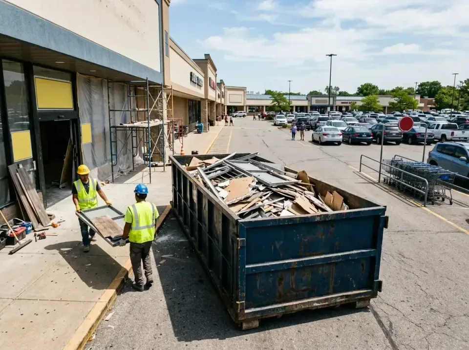 retail-store-renovation-debris-003 — frequently asked questions, Roll-off Dumpster Rentals in Fox Crossing, WI